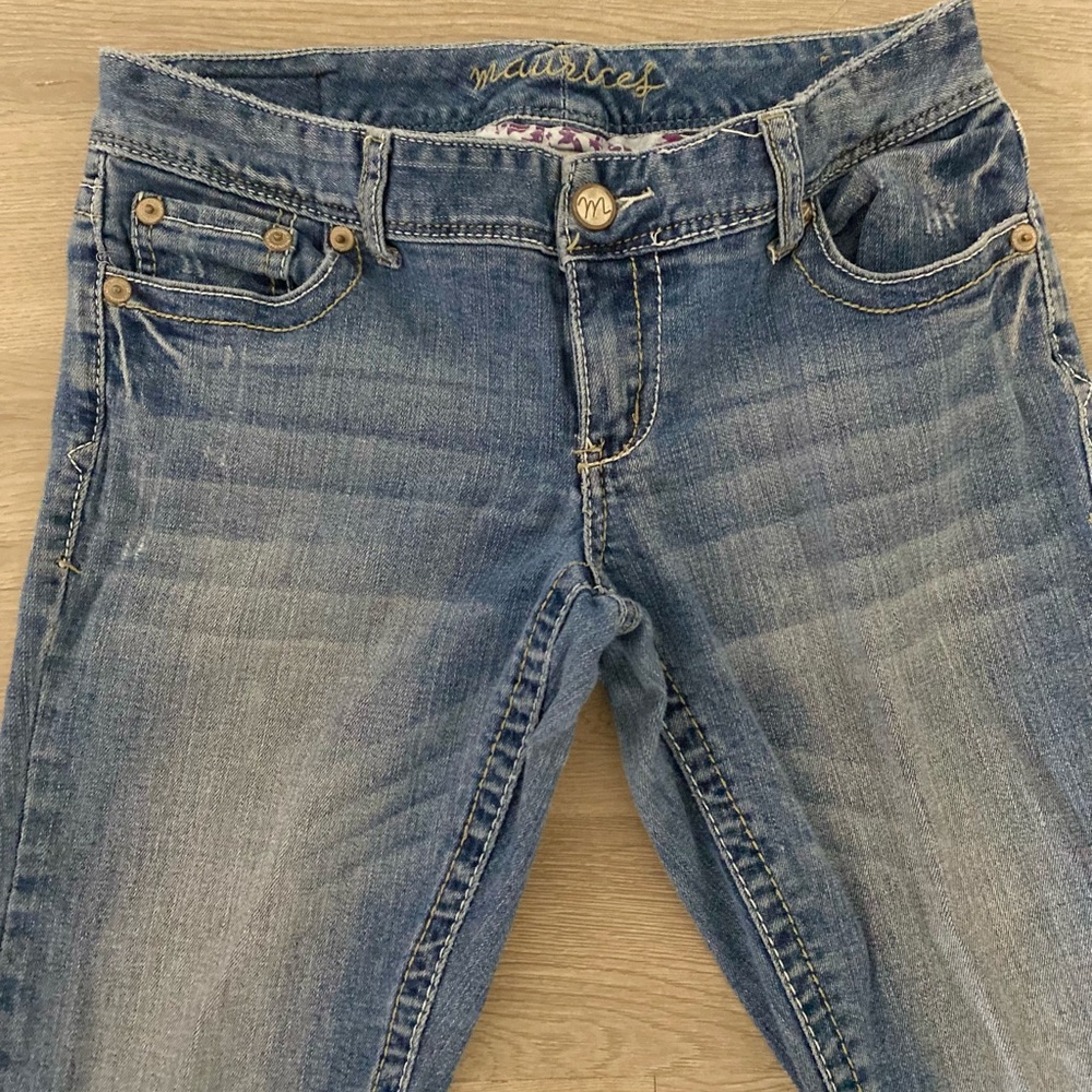 Maurice’s low rise, bootcut jeans